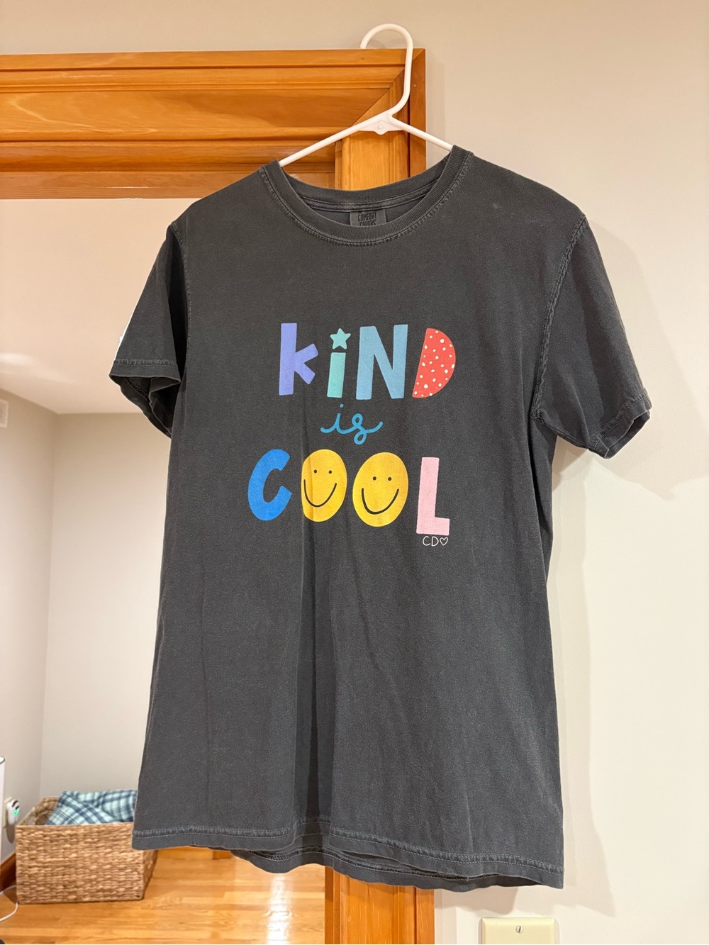 Callie Danielle Comfort Colors Black Short Sleeve "Kind is Cool" Graphic Tee